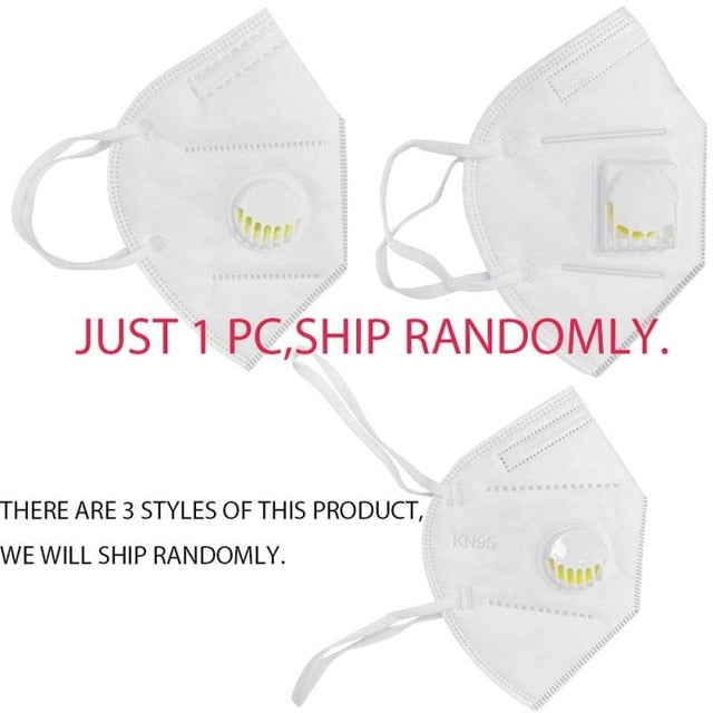 KN95 Masks Valved Face Mask Protection Face
