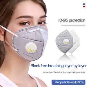 KN95 Masks Valved Face Mask Protection Face